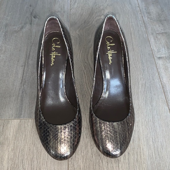 Cole Haan Snakeskin Leather Shoes 7.5 - Picture 2 of 7
